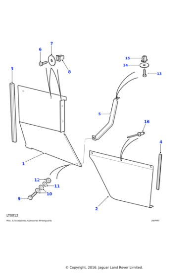 RTC3745 - Land Rover Nut-lokut