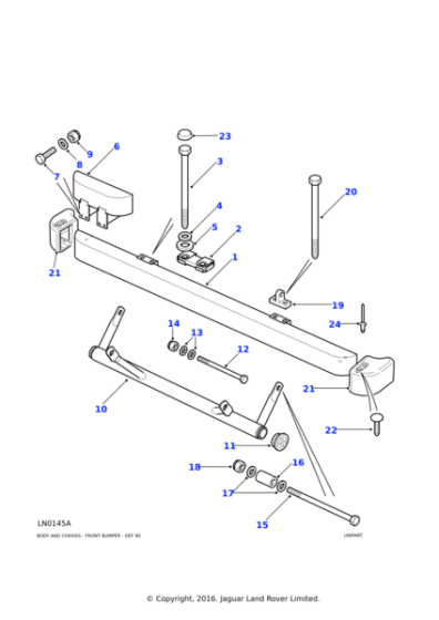BH110261L - Land Rover Bolt