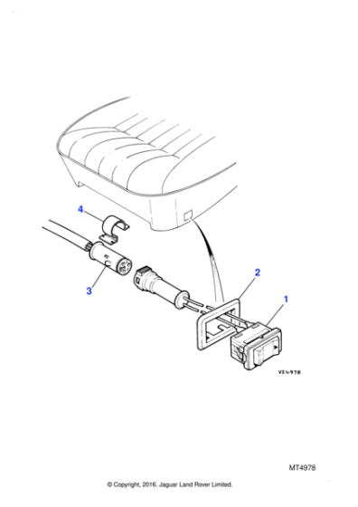 13H9559 - Jaguar Edge clip