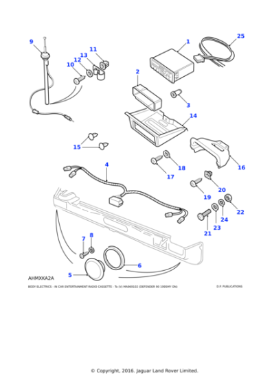 AV608081 - Land Rover Screw