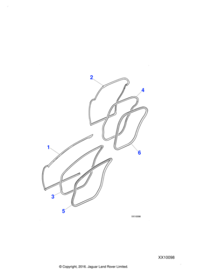 C2C11860 - Jaguar Door seal