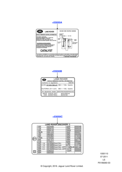 BAC500252 - Land Rover Decal
