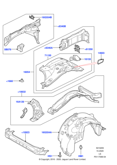 ABD780100 - Land Rover Reinforcement