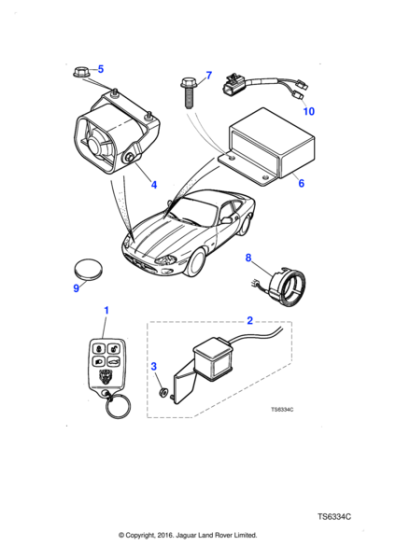 JLM21083 - Jaguar Inclination sensor kit