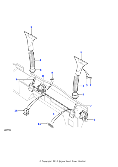 AB608055L - Land Rover Screw