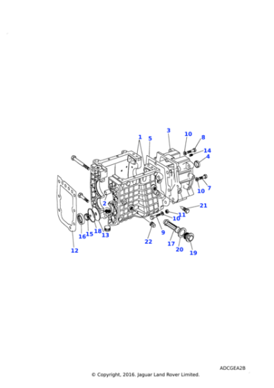 BH110121L - Land Rover Bolt