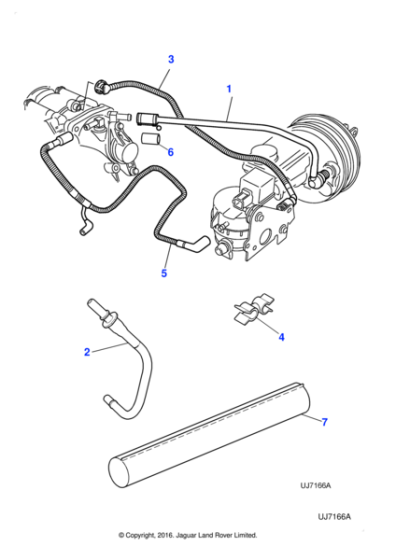 AJ84256 - Jaguar Adapter pipe