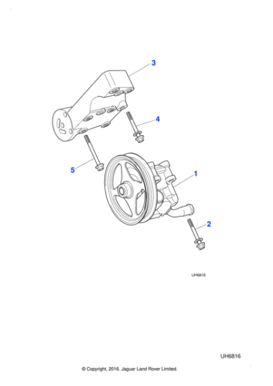 AJ82891 - Jaguar Bolt And Washer
