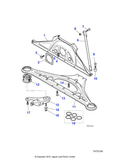 BH11218BP - Jaguar Hexagonal head bolt