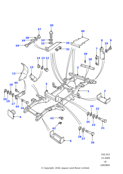 XYG500140 - Land Rover Bolt