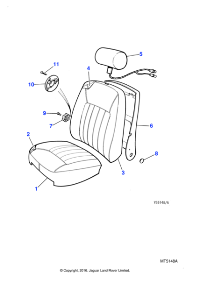 AC608011J - Jaguar Spring nut