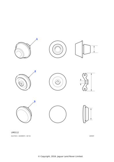 276054 - Land Rover Grommet