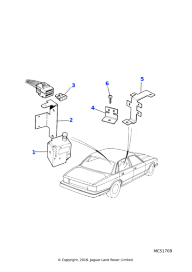 AB604021J - Jaguar Self tapping screw