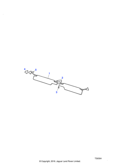 392954 - Land Rover Clip-sunvisor retainer