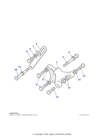 BH108081L - Land Rover Bolt