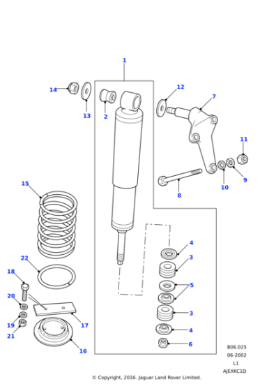 BH110221L - Land Rover Bolt