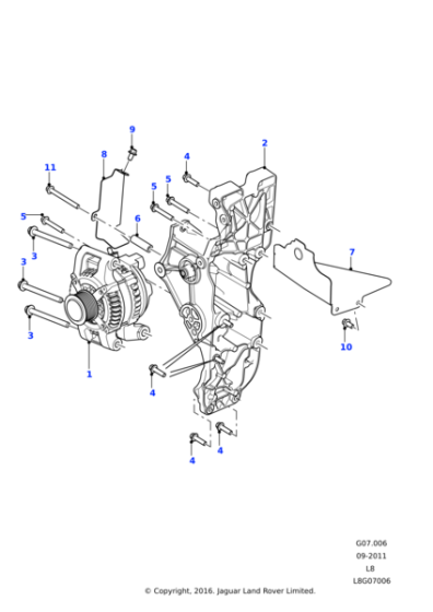 FB108206 - Land Rover Bolt