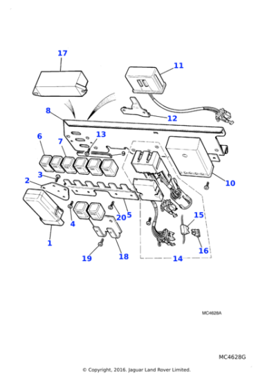 AB608051J - Jaguar Self tapping screw