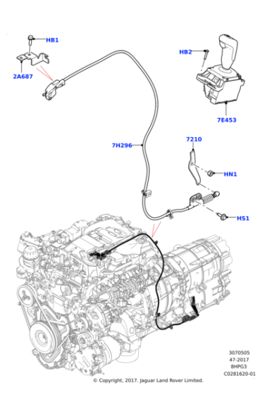VYH500020 - Land Rover Nut
