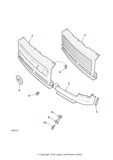 AB610055L - Land Rover Screw