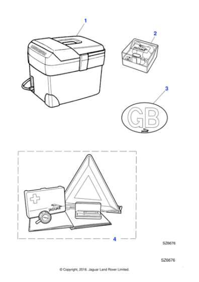 JLM11898 - Jaguar Executive touring kit