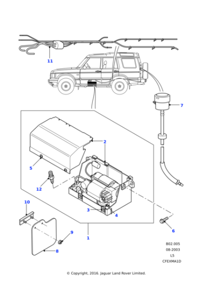 8510132 - Land Rover Cover