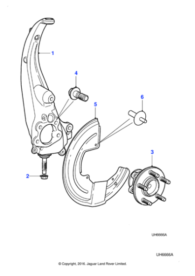 C2C1108 - Jaguar Disc shield