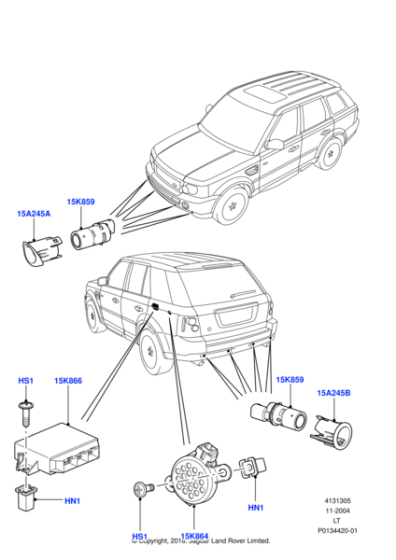 CZK3264L - Land Rover NUT - LOCKING