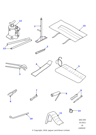 KAH500060 - Land Rover Handle-Jack