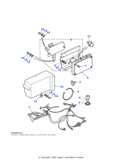AB610031L - Land Rover Screw