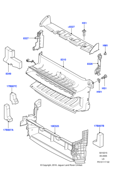 WJ105001 - Jaguar Land Rover Washer