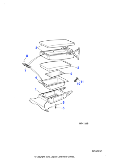 AD606043J - Jaguar Self tapping screw