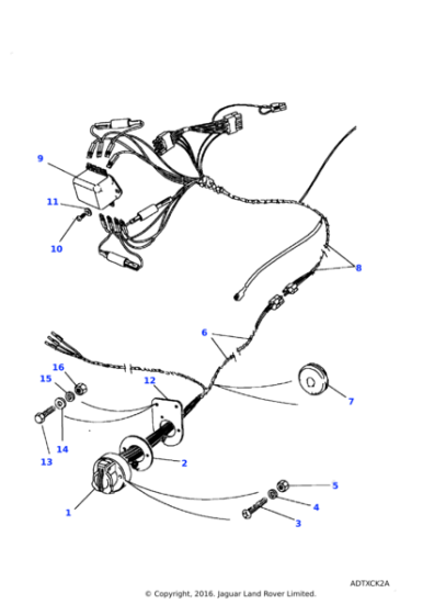 WL105001L - Land Rover Washer