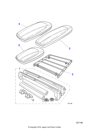 C2S1028 - Jaguar Ski holder
