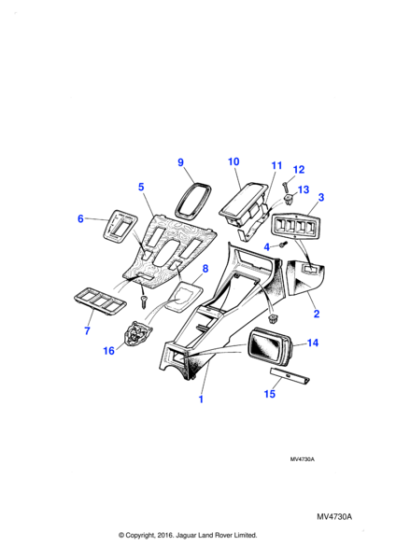 ASU1132 - Jaguar Plastic nut