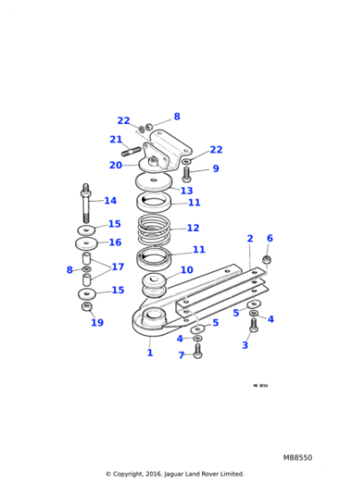 C12299 - Jaguar Coil spring