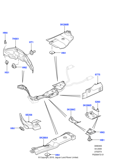 VYH500030 - Land Rover Nutsert-blind