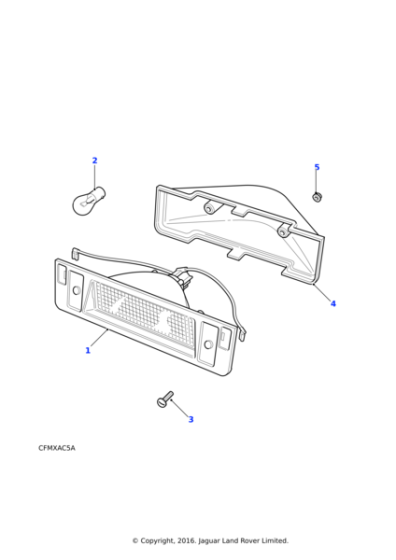 53K2826L - Land Rover Nut-serrated