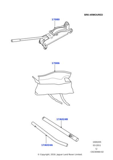 KAH000060 - Land Rover Handle-Jack