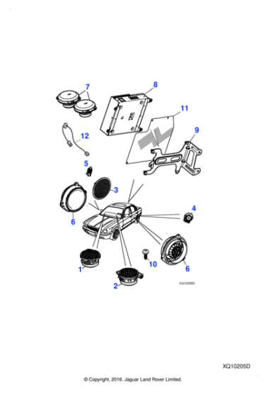 C2C1403 - Jaguar Speaker