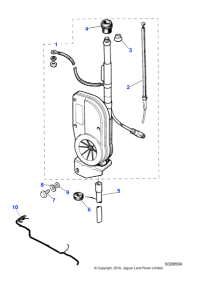 BD48964 - Jaguar Paint clearing screw