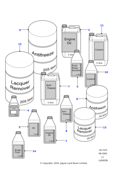 CYK100070L - Land Rover Lubricant-aerosol
