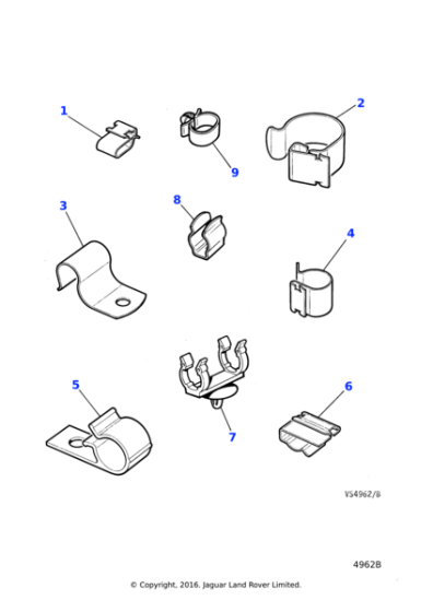 615837J - Jaguar Edge clip